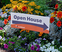 Open House Directional Sign with Stake (2)