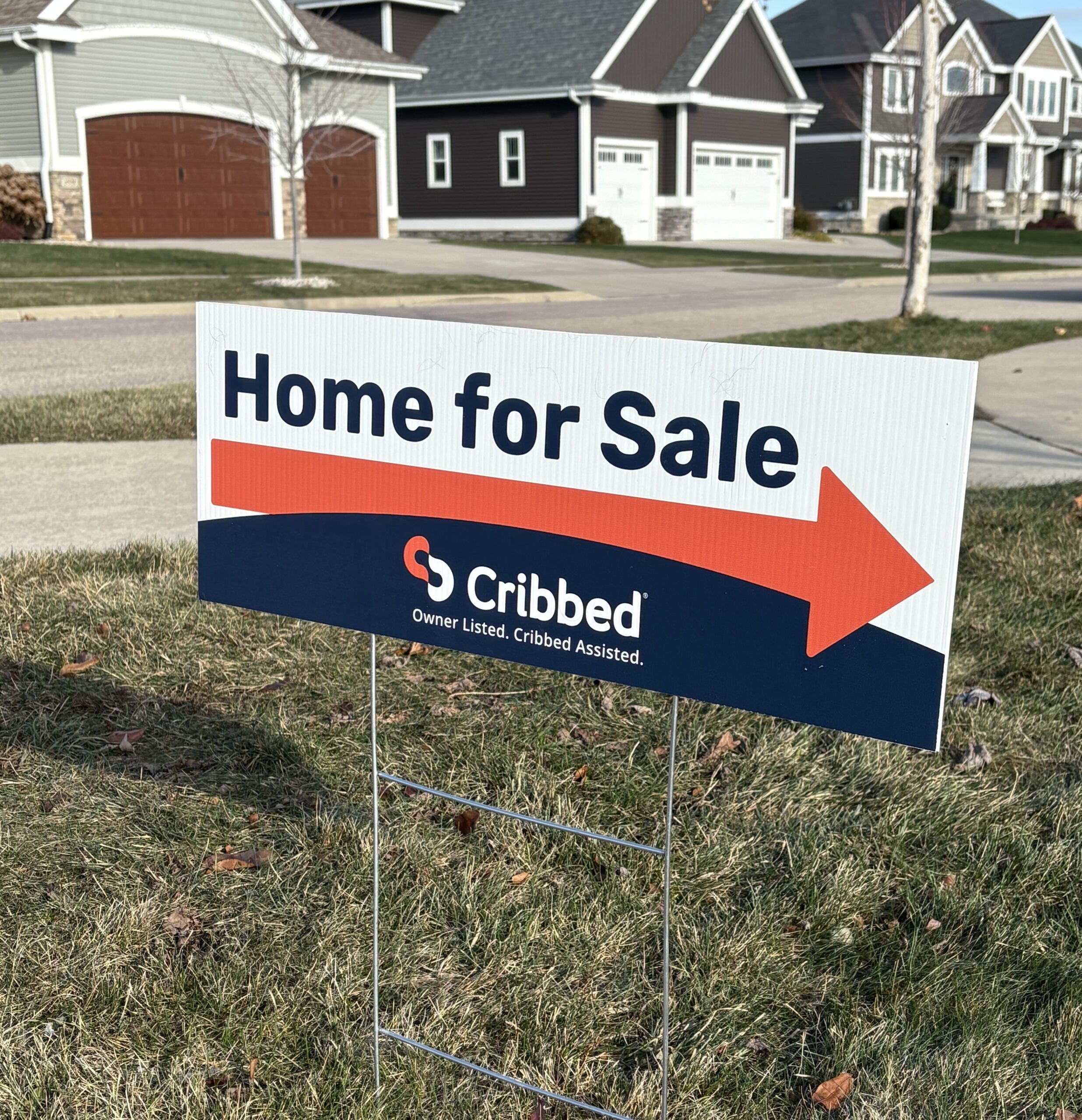 Home For Sale Directional Sign with Stake